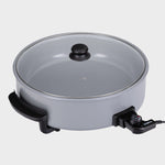 Iskra elektrische Partypfanne, 40 cm, Keramik Beschichtung, Grau