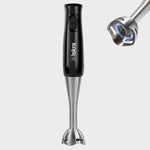 Iskra Stabmixer, mit Edelstahl Mixfuß, Schwarz