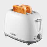 Iskra Toaster, 750 W, mit Krümelschublade, Weiß