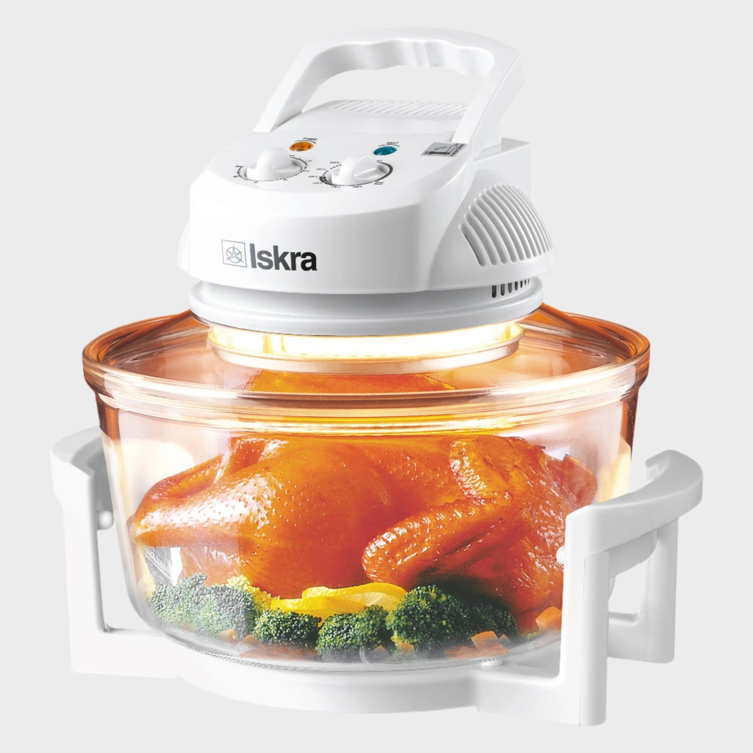 Iskra Halogenofen, 12–17 L, 1400 W, Weiß