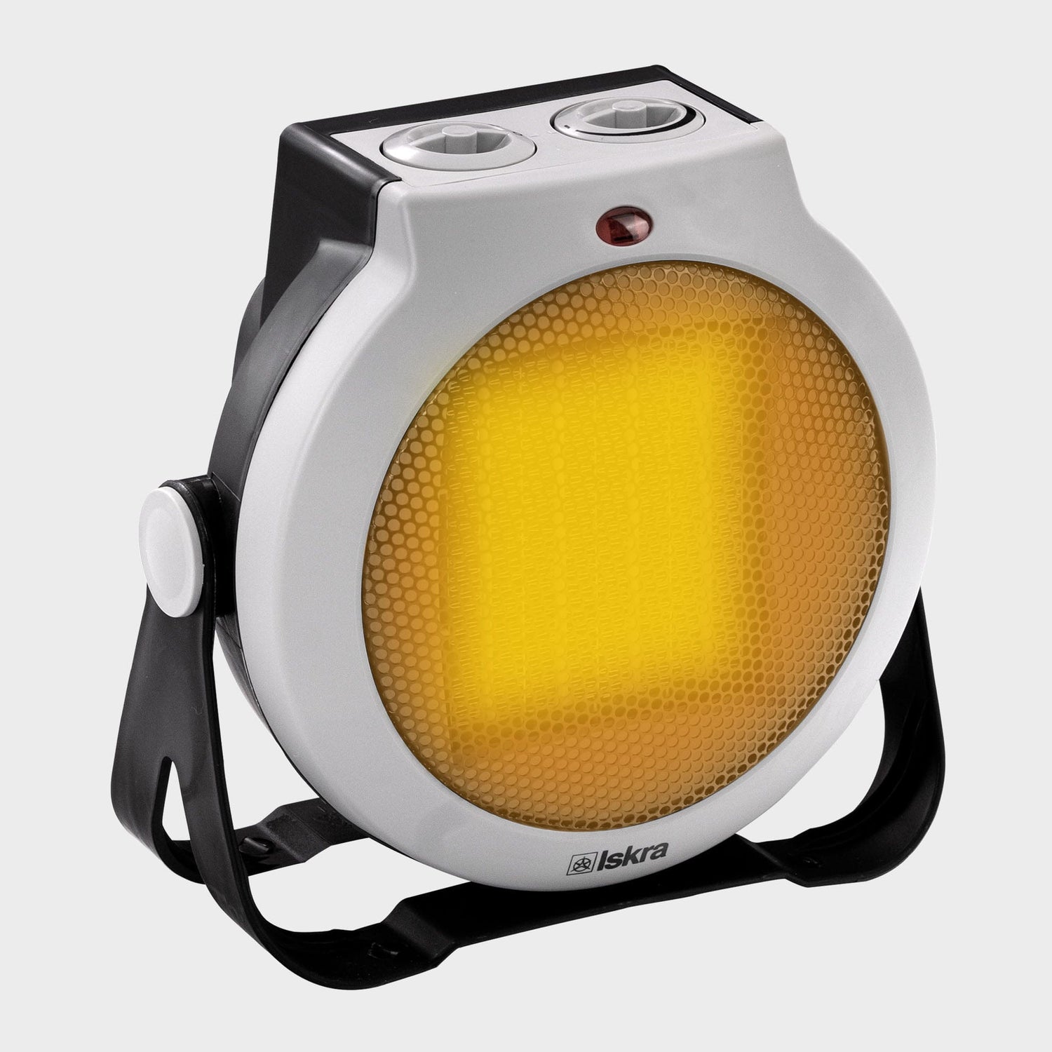 Iskra Heizlüfter energiesparend, mit Thermostat, Schwarz