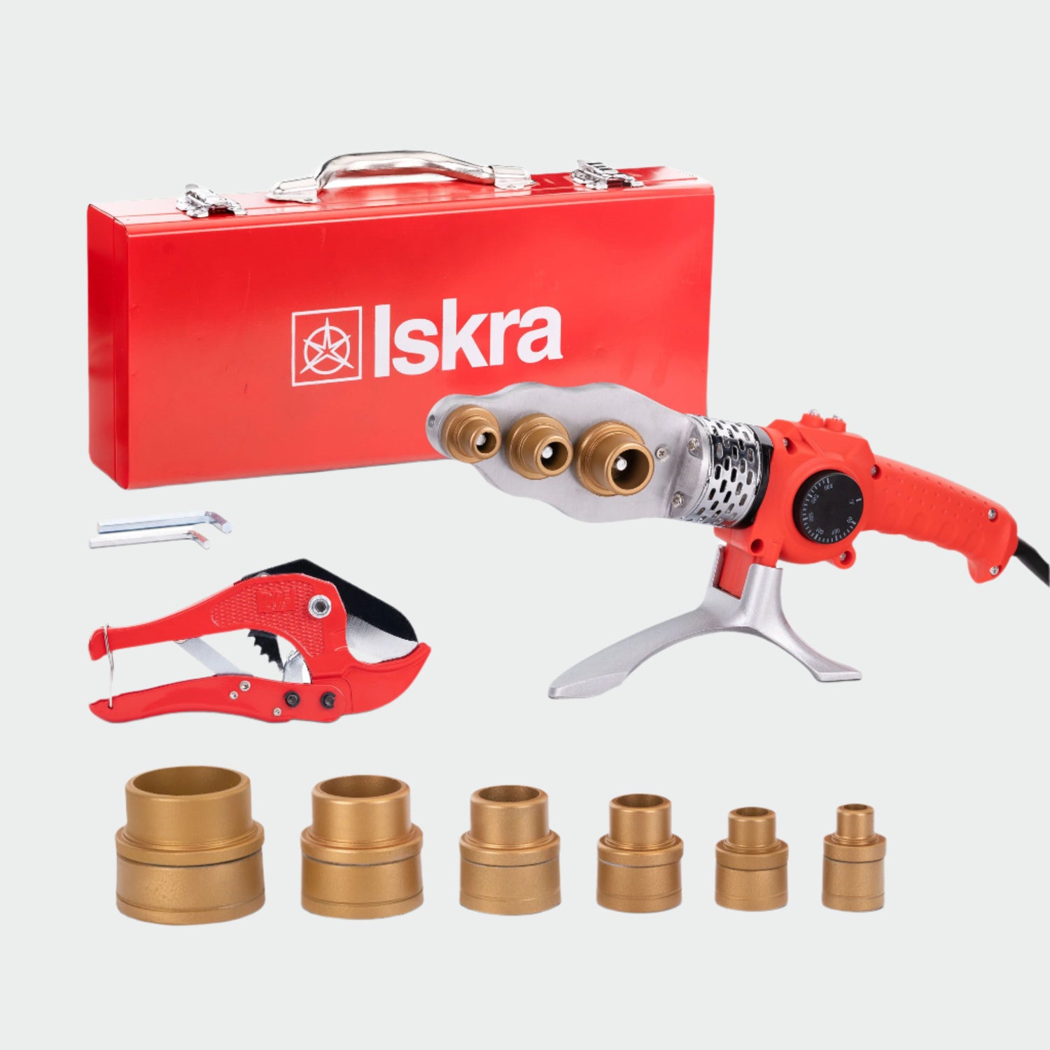 Iskra PE-Rohr Kunststoff-Schweißgerät mit Betriebsanzeige 20-63 mm